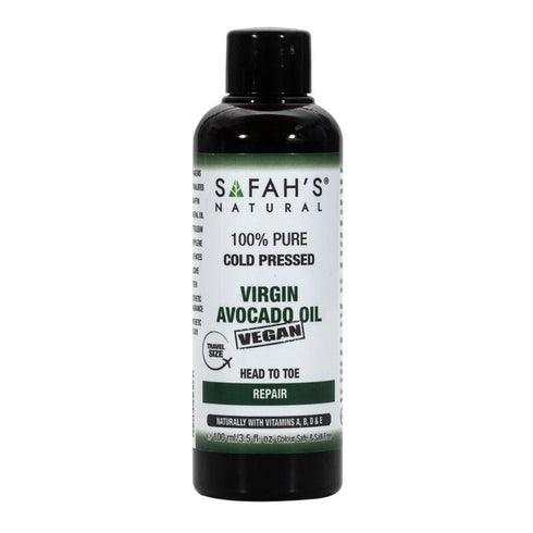 Safah's Natural Cold Pressed 100% Pure Virgin Avocado Oil